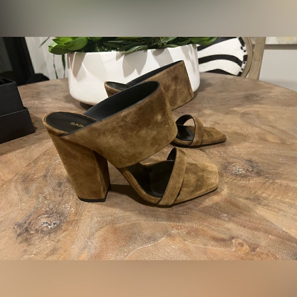Saint Laurent Oak 100 brown mules NWT Size 7 - Picture 11 of 11